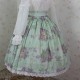 Nanshengge Mint Cat Silver Thread Chiffon Skirt(4 Colours)